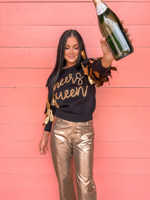 CHEERS Queen Champagne Sweater
