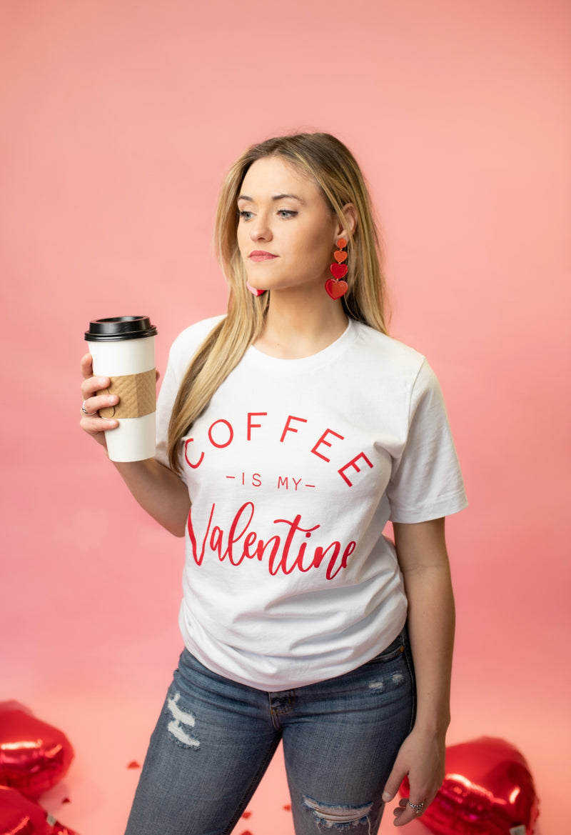 Coffee Is My Valentine Tee