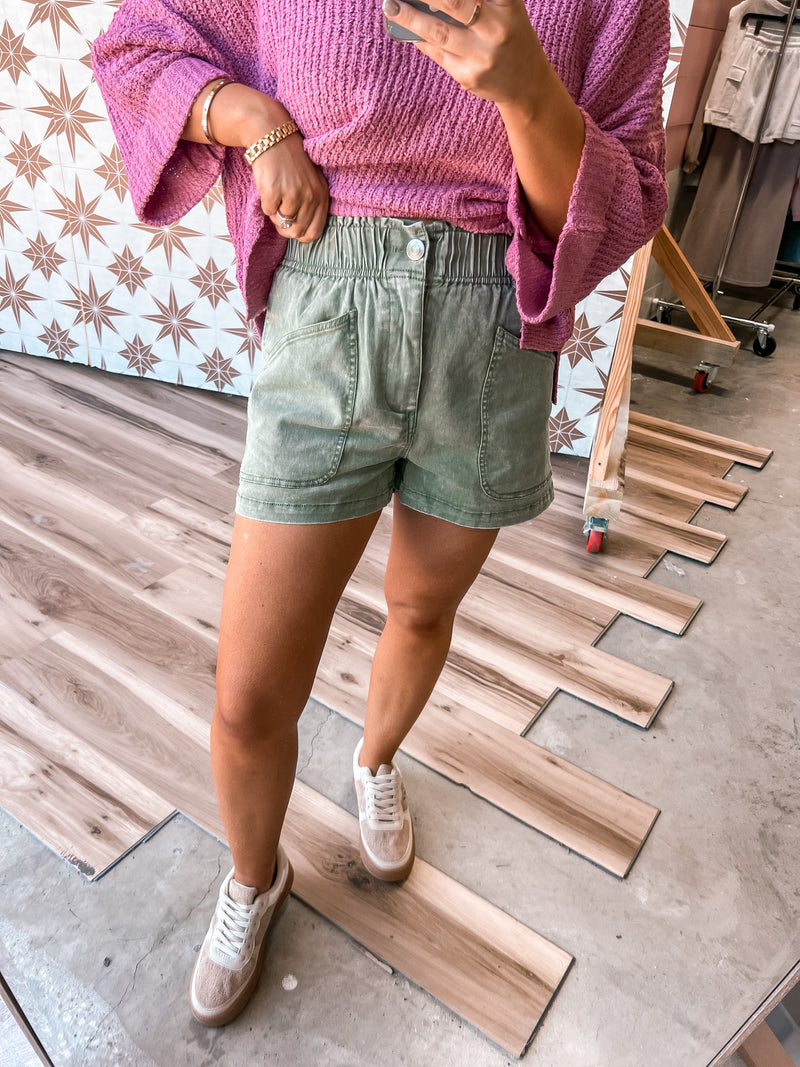 Spice Up Your Life Shorts (Olive)