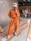 Into The Night Jumpsuit (Rust)