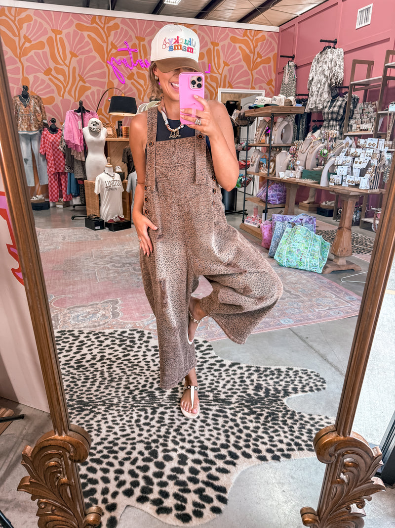 Such A Classic Leopard Overall (BROWN)