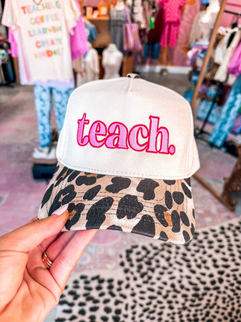 Teach Leopard Hat