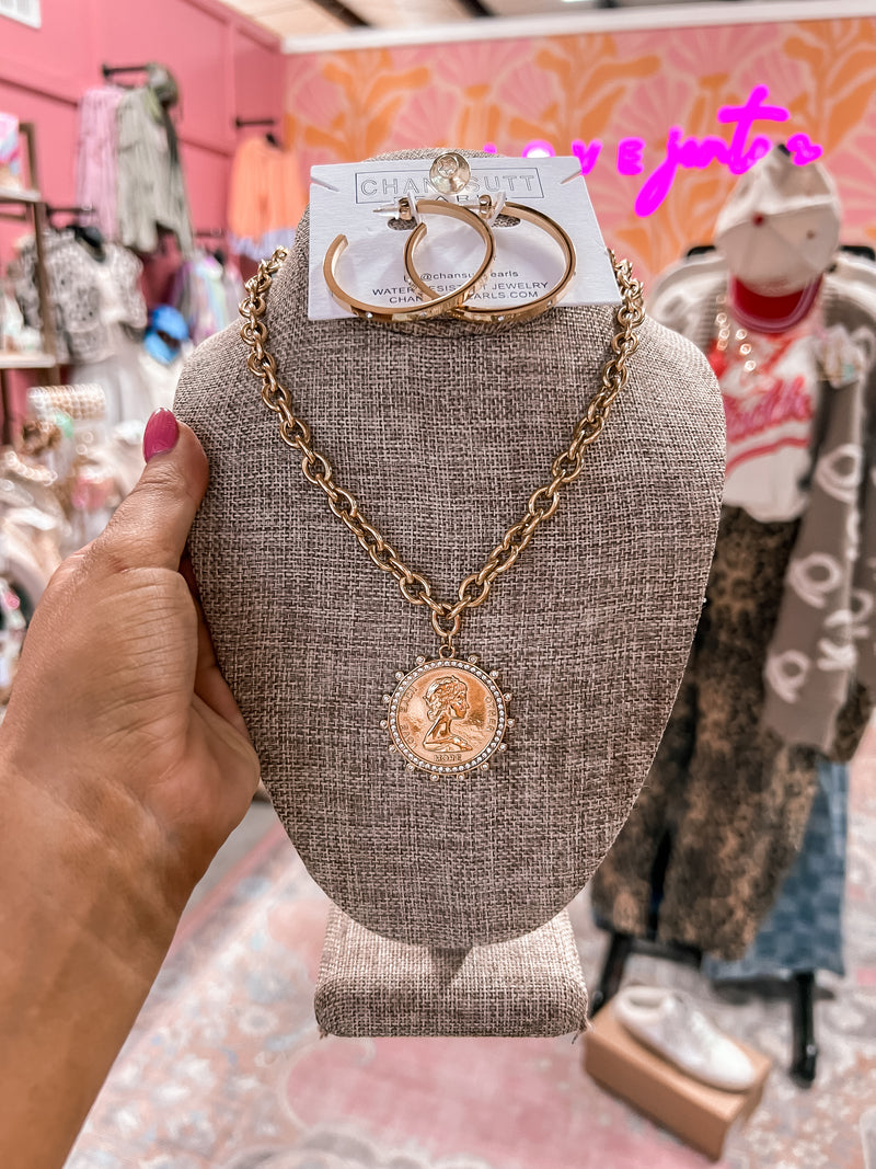 Bling Coin Necklace