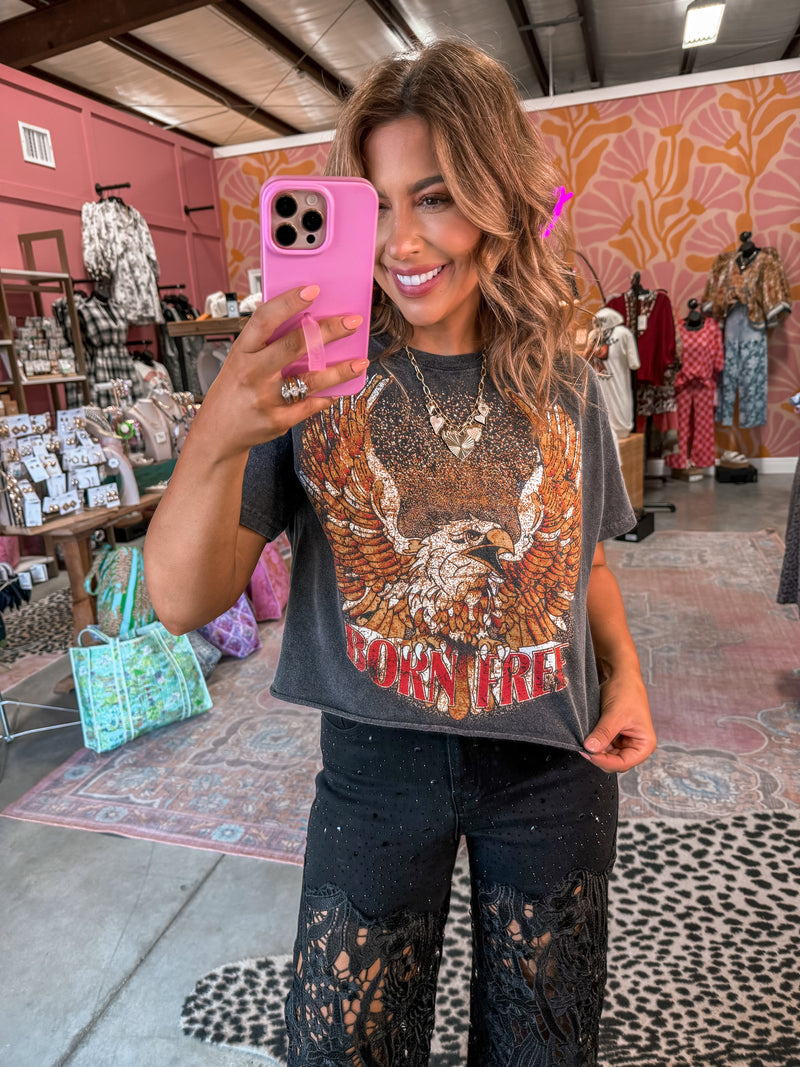 Born Free Crop Tee