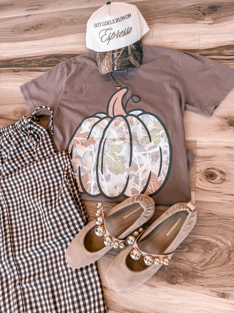 Camo Pumpkin Tee