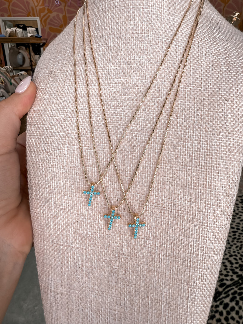 Raya Cross Necklace