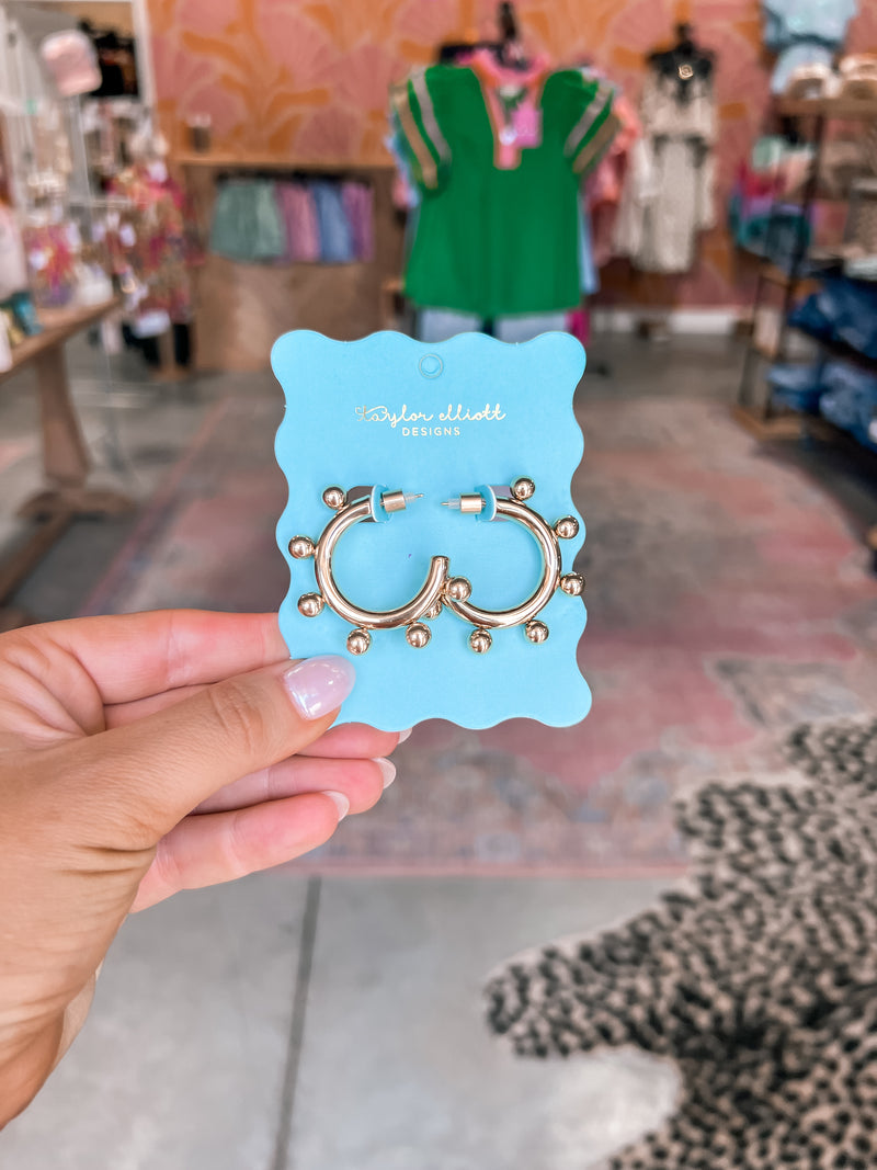 Gold Plated Hoops