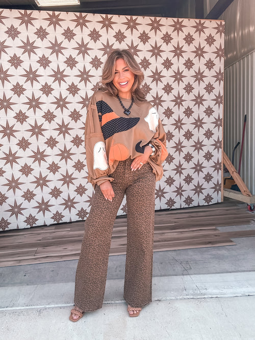 Business Casual Leopard Pants
