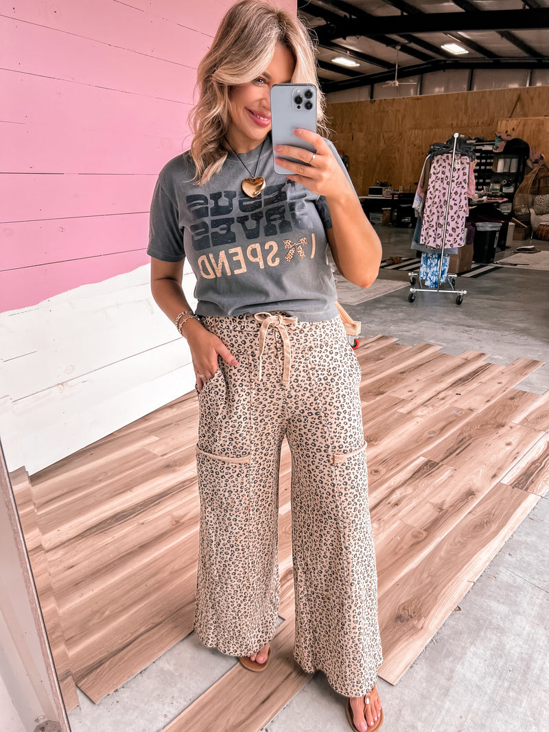Carrie Leopard Pants
