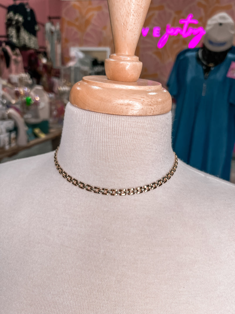 Geo Golden Necklace