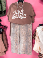 Well Sheeyit Mocha Tee
