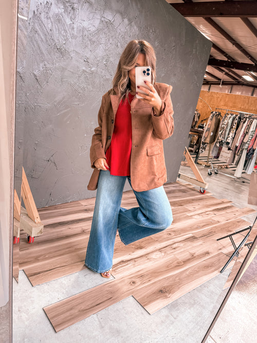 Hostess With The Mostest Suede Jacket