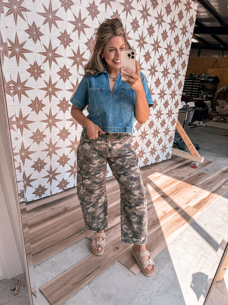 Roxy Denim Top