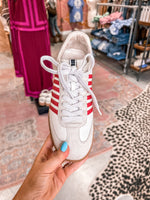 Stevie Red Stripe Sneaker