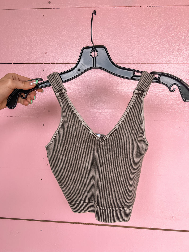 Back To The Basics Ribbed Bra