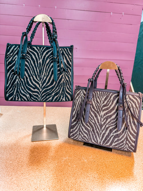 Zebra Crossbody Bag