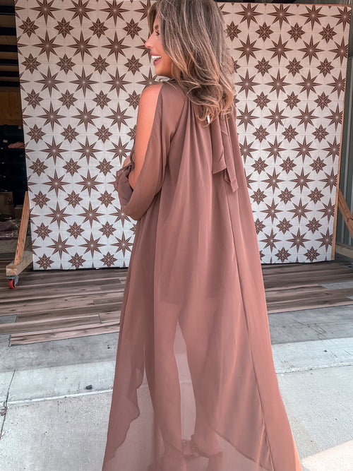 Southern Drawl Dress (Brown)