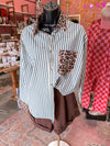 Leopard Chic Button Down