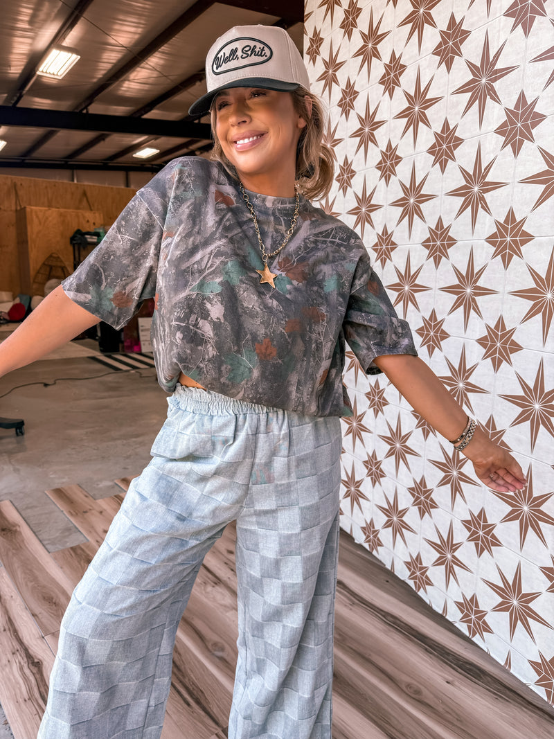 Off Duty Camo Top