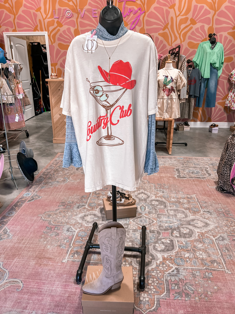 Cowboy Country Club Tee