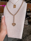 Rachel Heart Pendant Necklace