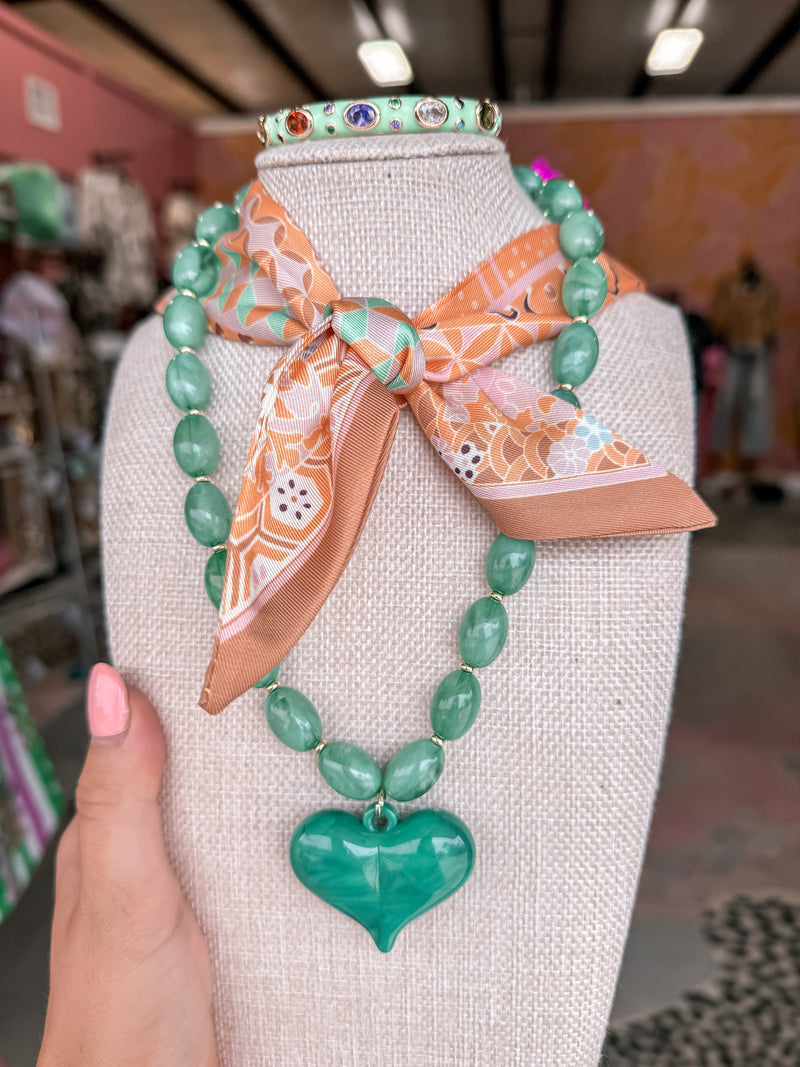 Roxie Turquoise Heart Necklace