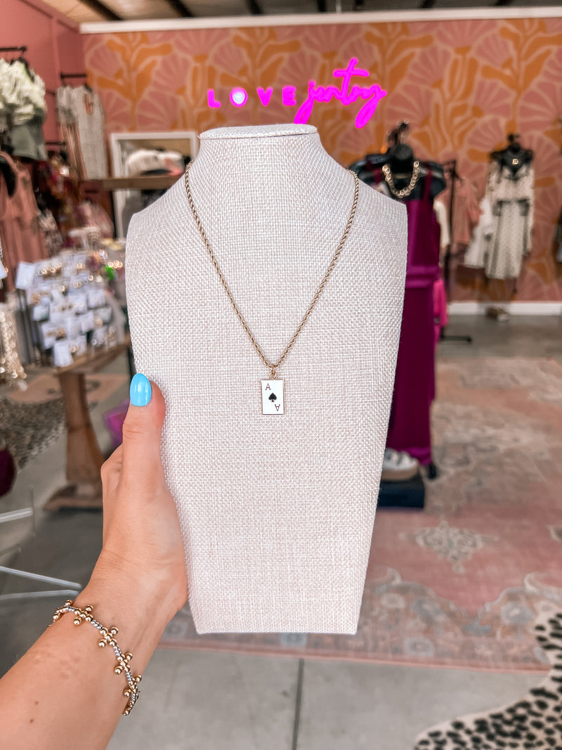 Ace Of Spades Necklace