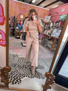 Stay In Crop Pant Set (Mocha)