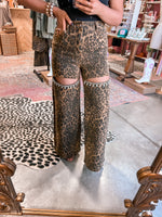 Rhinestone Leopard Pants