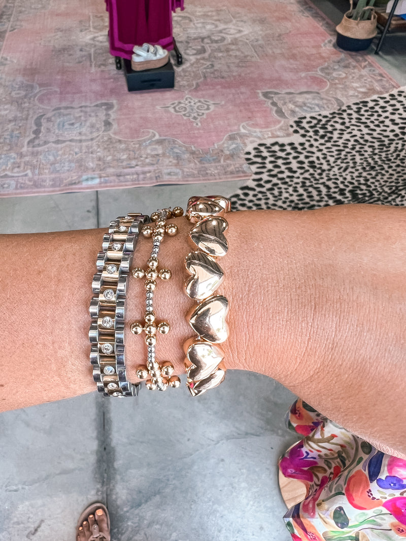 Charlie Bubble Heart Bracelet