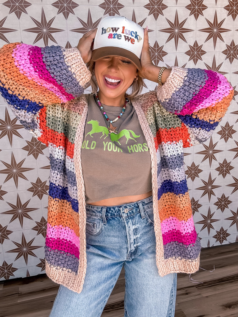 Somewhere Over The Rainbow Cardigan