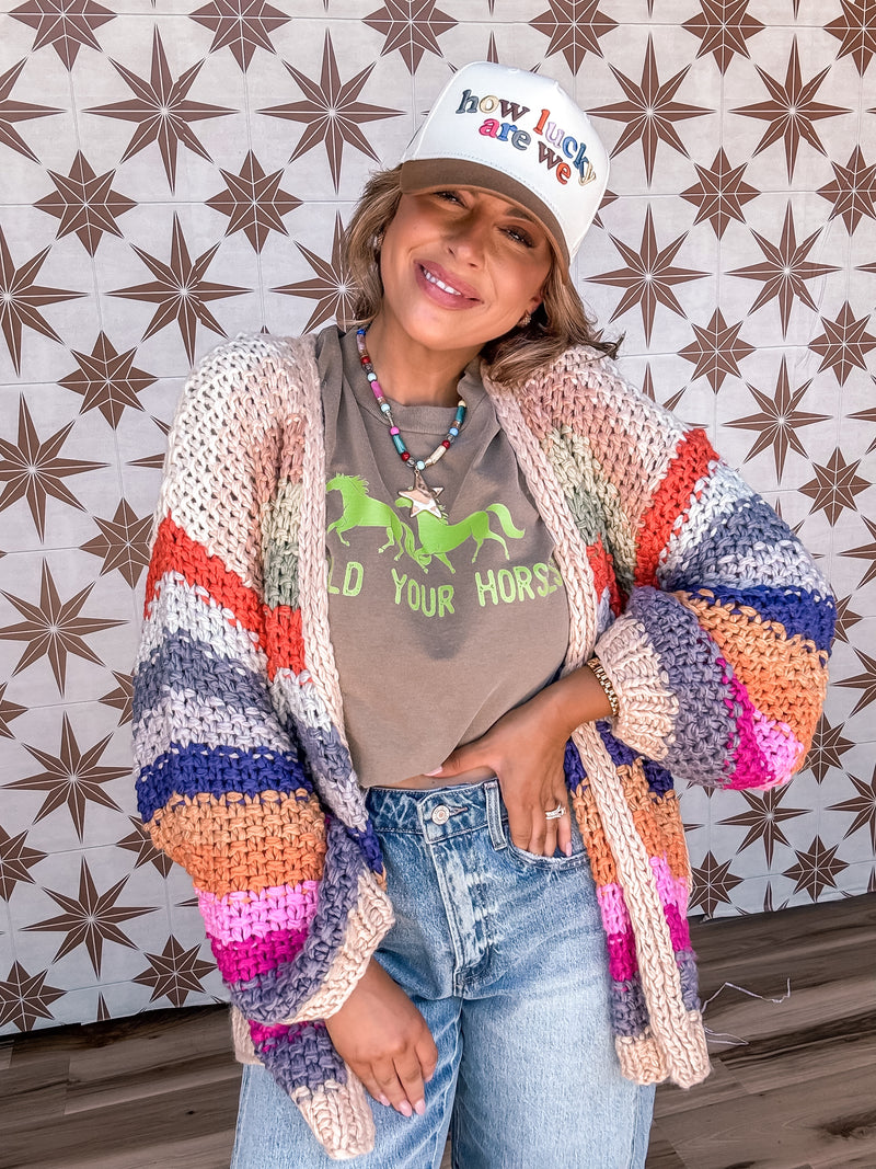 Somewhere Over The Rainbow Cardigan