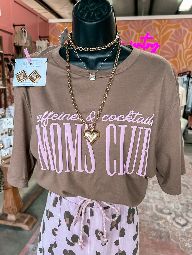 Caffeine Moms Club Tee