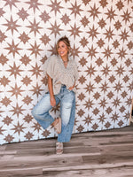 Caramel Stripe Top