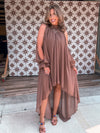 Southern Drawl Dress (Brown)
