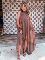 Southern Drawl Dress (Brown)