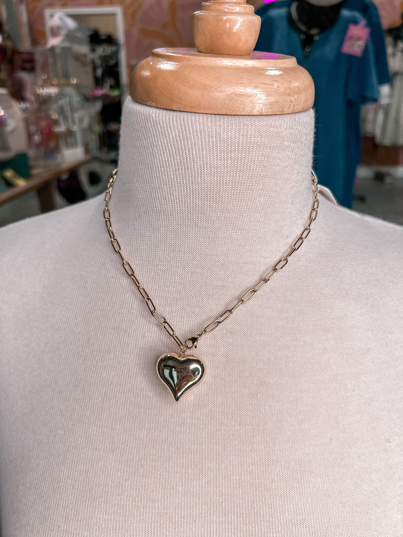 Bubble Heart Necklace