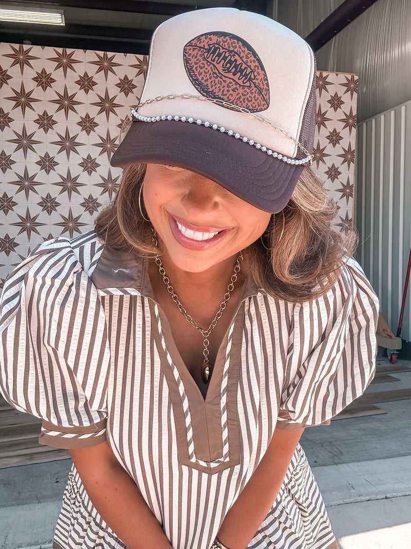Leopard Football Trucker