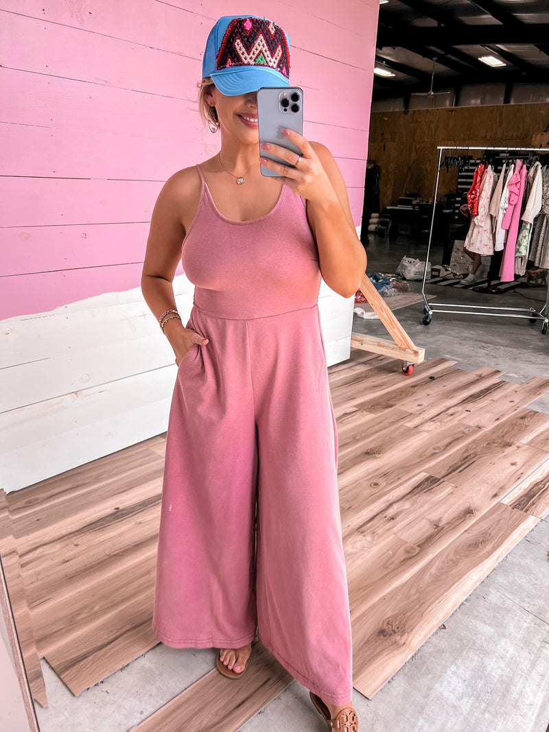 The Megan Jumpsuit (Mauve)