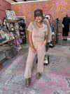 Stay In Crop Pant Set (Mocha)