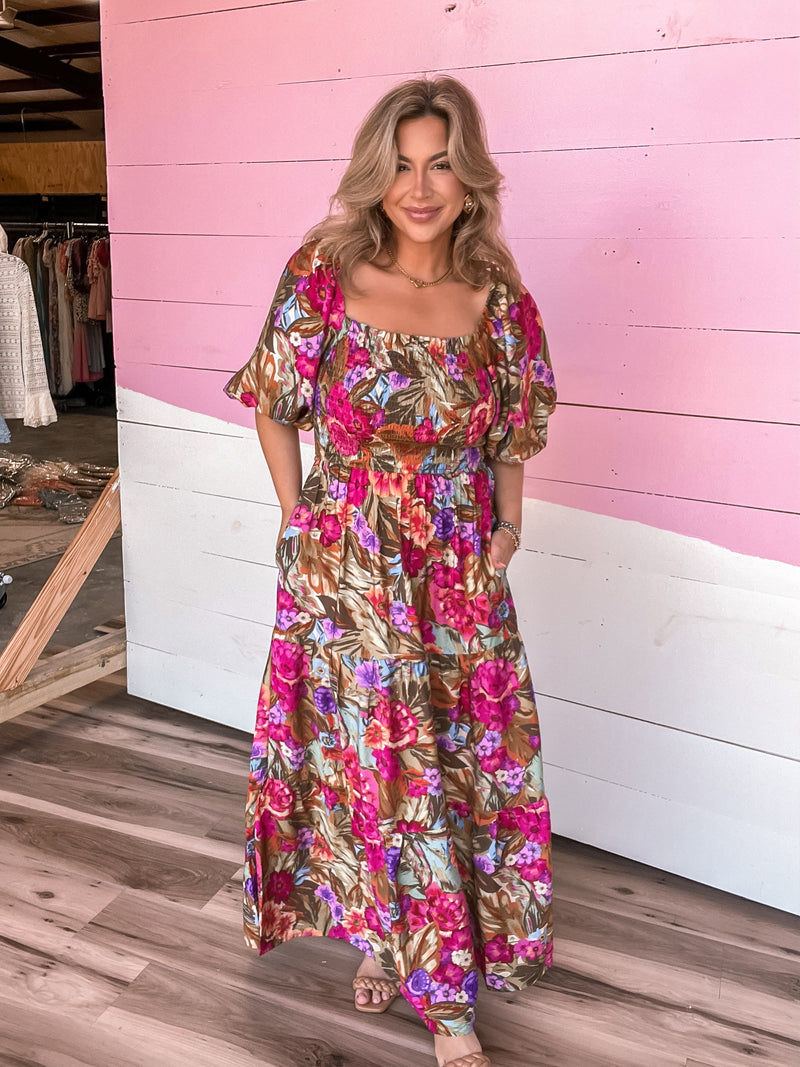 Vivid Bloom Dress