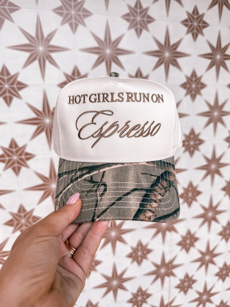 Hot Girls Run On Espresso Hat