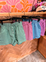 Gingham Check Woven Shorts