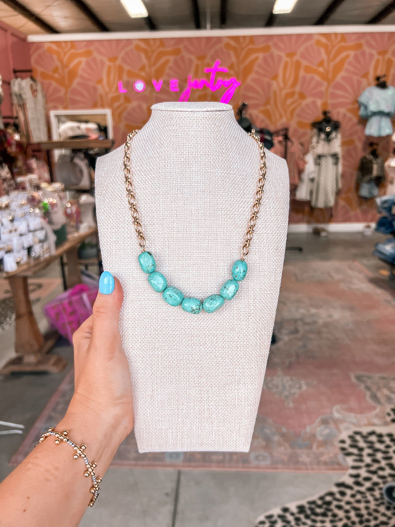 Chanler Beaded Chain Necklace