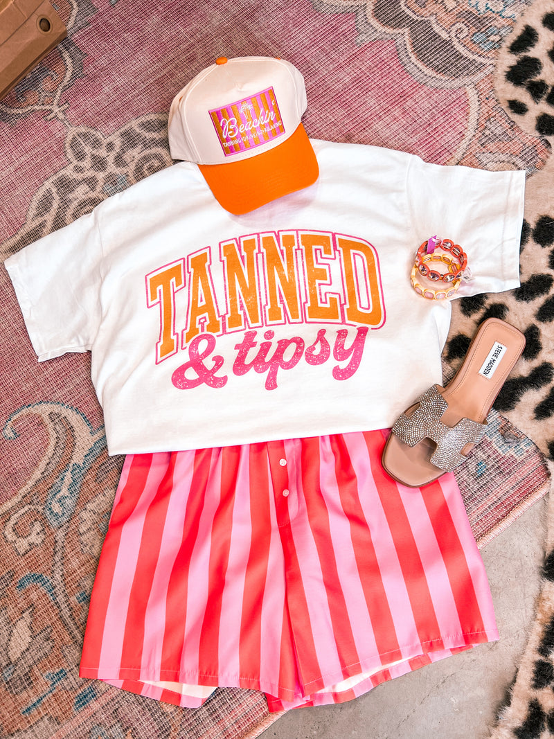 Tanned & Tipsy Tee
