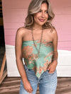 Paisley Bandana Top