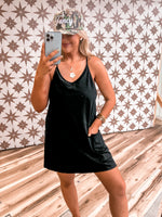 She's A Fall Girl Romper (BLACK)