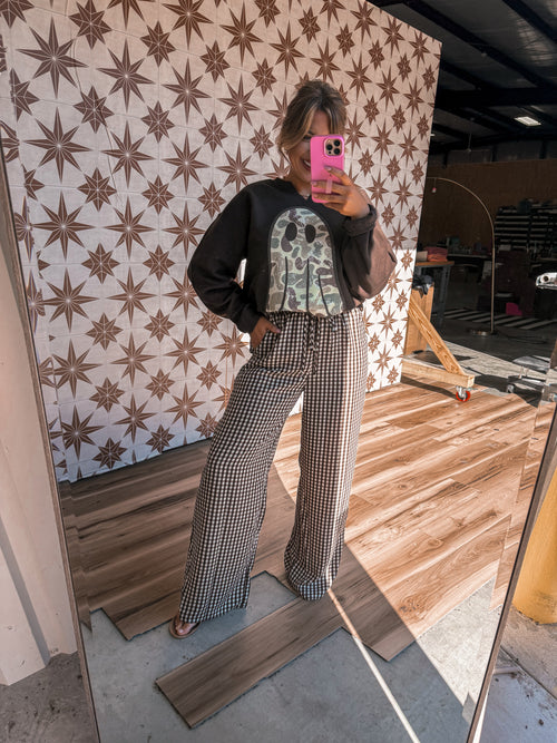 Fall Gingham Pants