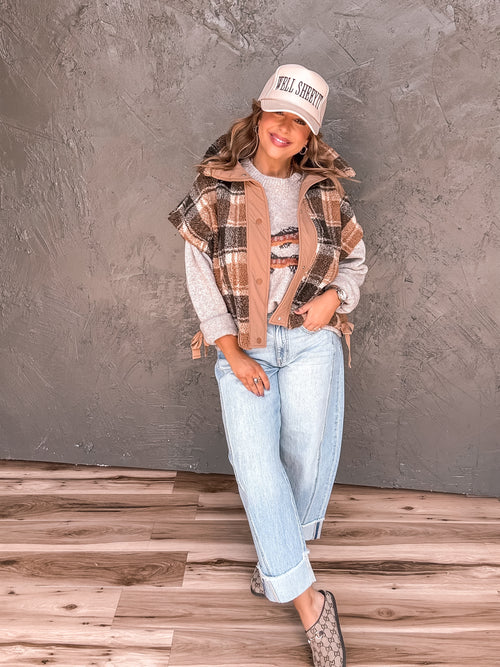 Fall Spice Sherpa Vest