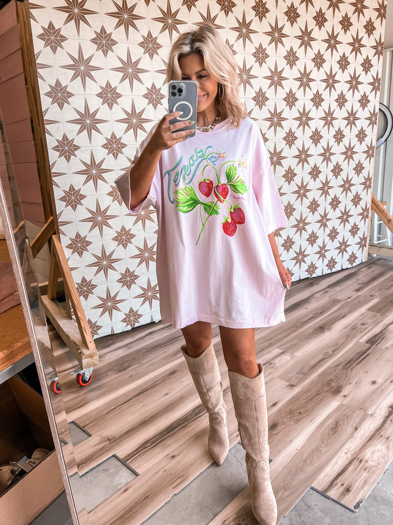 Texas Strawberry Fruit Tee